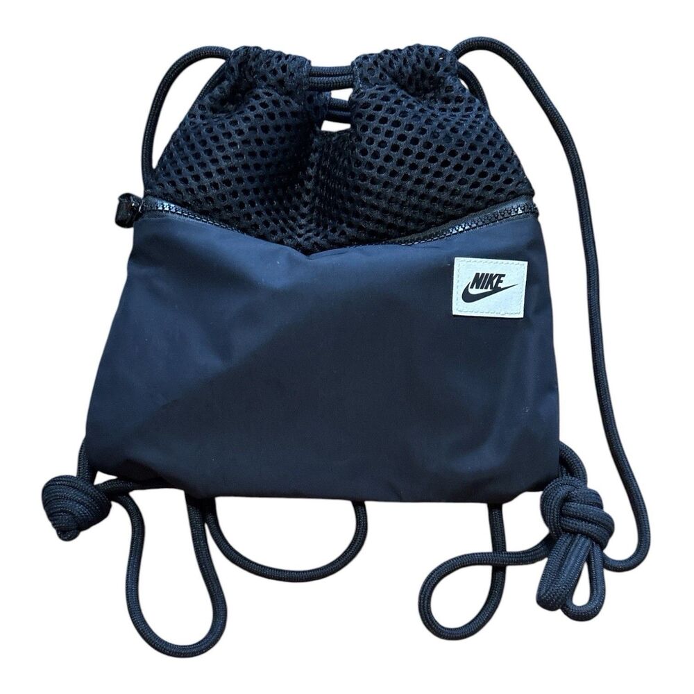 Nike Air Extra-Small Gym Sack Drawstring Bag Backpack Black